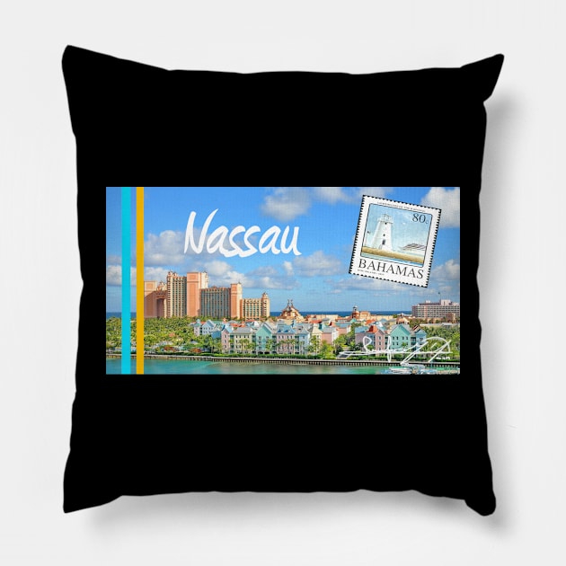 Nassau bahamas Pillow by richercollections