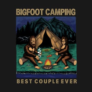 Bigfoot camping T-Shirt