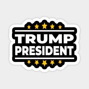 Trump President 2020 stars Magnet