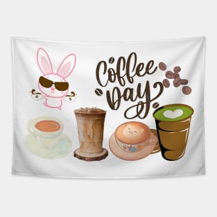Coffee Day Tapestry