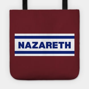 Nazareth City in Israel Flag Colors Tote