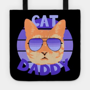 Cat Daddy - Cat with Sunglasses Tote