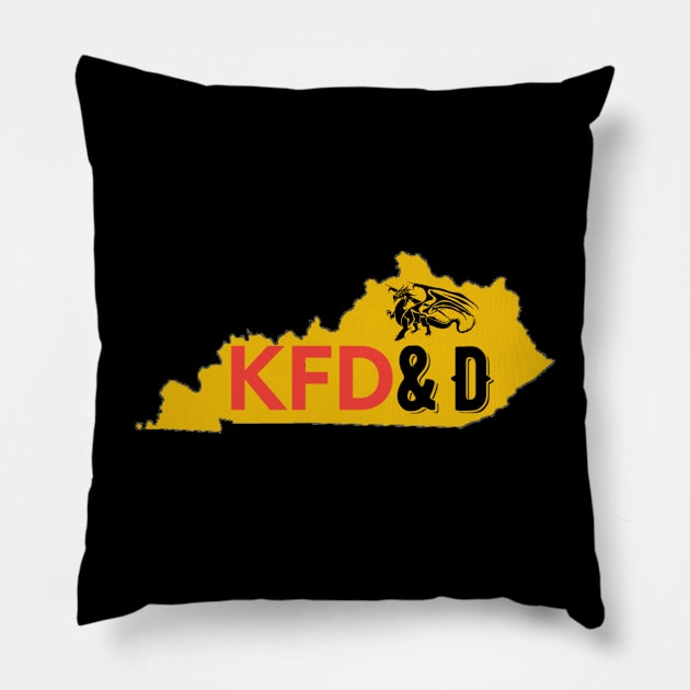 KFD&D Logo Pillow by KYFriedDice