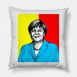 Angela Merkel 2 Pillow