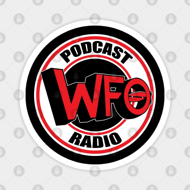 7 inch WFO logo Magnet by WFO Radio 