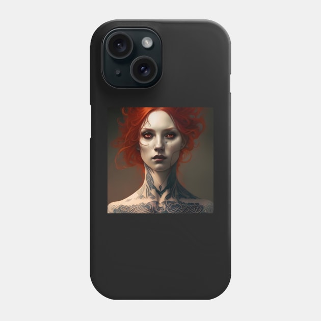 Disciple of The Morrigan Phone Case by TheWombatsDen