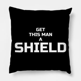 Get this man a shield Pillow