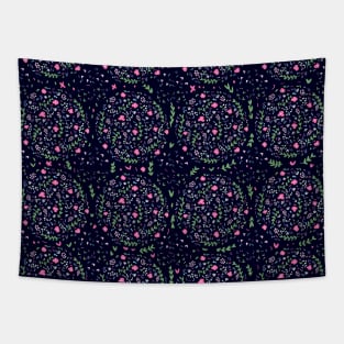 Blossoming garden Flowers Tapestry