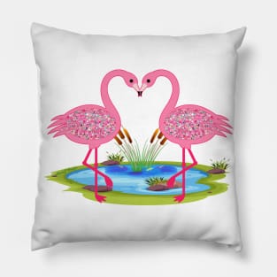 Flamingos Pillow