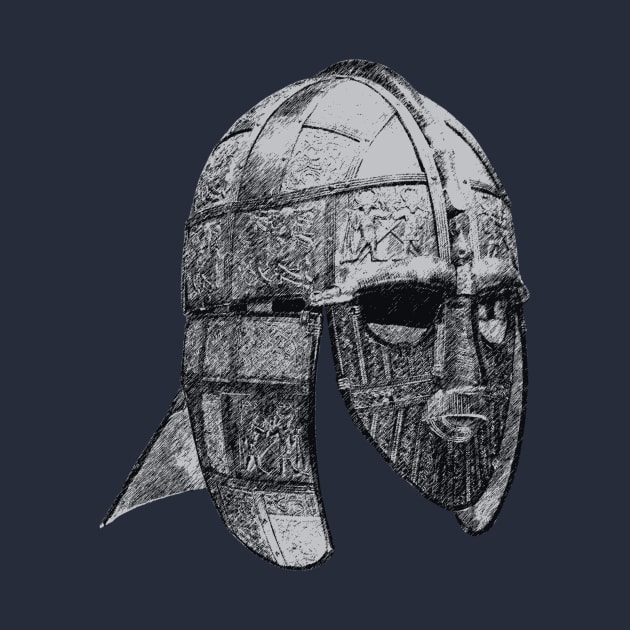 The Sutton Hoo Anglo-Saxon Helmet by MedievalSteward