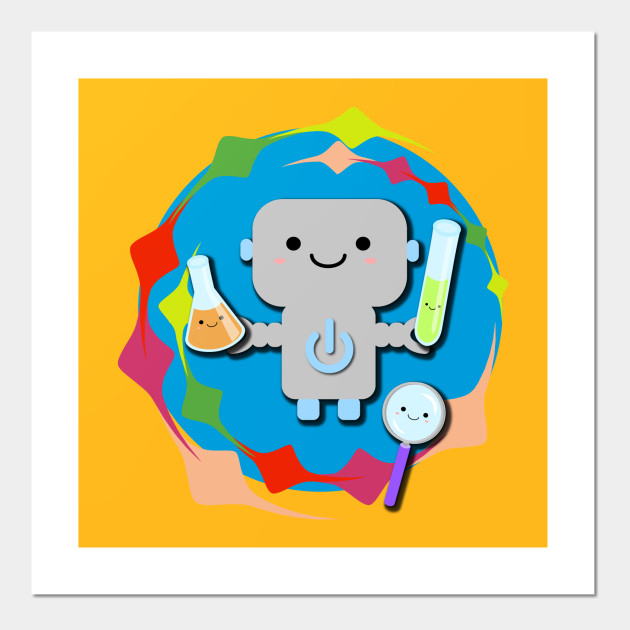 Kawaii Robot Kawaii Posters And Art Prints Teepublic
