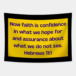 Bible Verse Hebrews 11:1 Tapestry