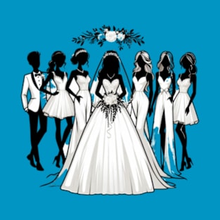 Bride and Bridesmaids T-Shirt