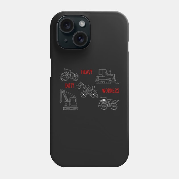 Heavy Duty Trucks Phone Case by Aurealis