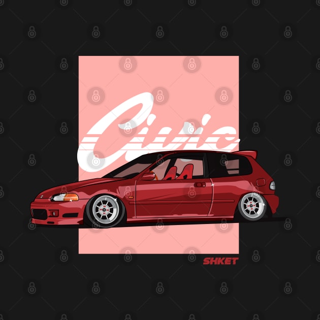 HONDA CIVIC STATIC by shketdesign