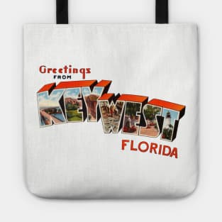 Greetings from Key West Florida Tote