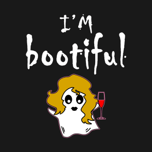 i'm bootifull funny ghost halloween T-Shirt