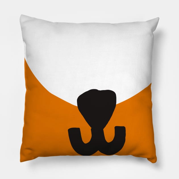 cute fox mouth Pillow by ISFdraw