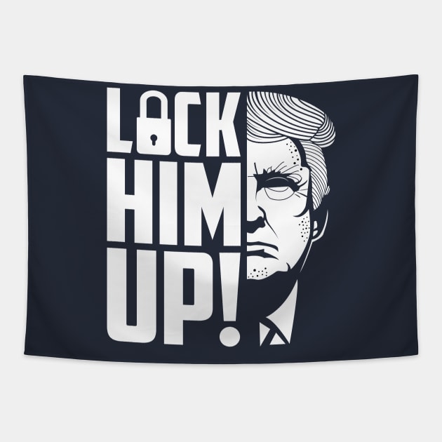 lock him up anti trump Tapestry by Top Art