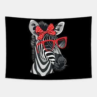 Zebra Galloping Gestures Tapestry