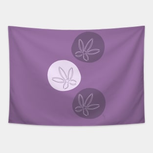 Purple Sand Dollars Tapestry