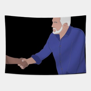 The Hollywood Handshake Tapestry