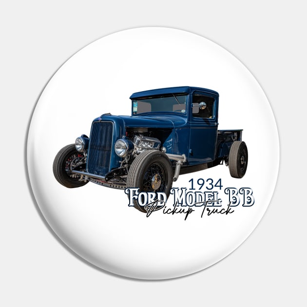 1934 Ford Model BB Pickup Truck Pin by Gestalt Imagery