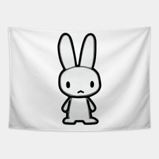 Minimalistic rabbit Tapestry