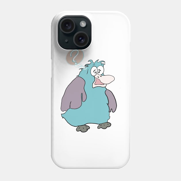 fat questioning bird. a very nice series of such birds on my other products Phone Case by VikingArt