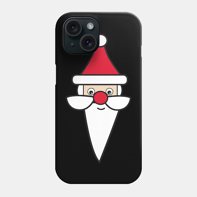 Cute Santa Claus Christmas Shirt Adorable Happy Cartoon Phone Case by twizzler3b