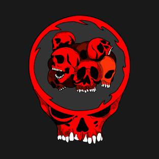 Red skulls T-Shirt