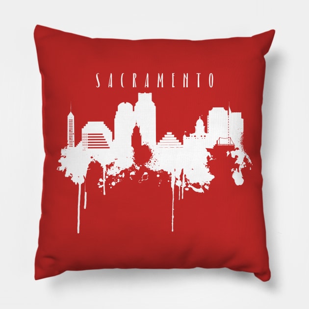 Sacramento souvenir Pillow by DimDom