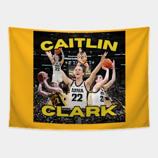 Caitlin Clark Graphic Tee Tapestry