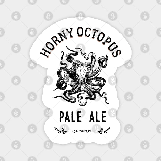 Horny Octopus Pale Ale Magnet by Pushloop