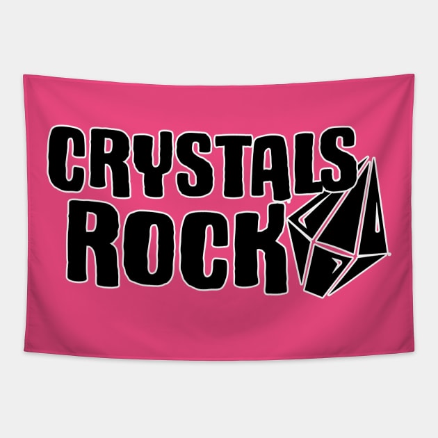 Crystals Rock Gems Tapestry by shanestillz