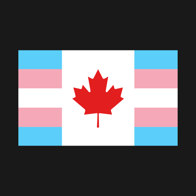 Trans / Canada Flag Mashup by phneep