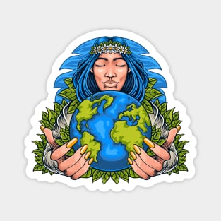 Mother earth Magnet