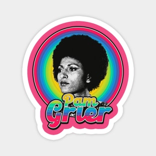 Pam Grier Rainbow Magnet