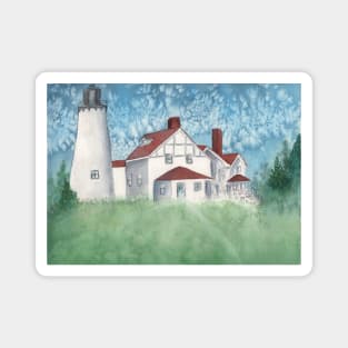 Point Iroquois Lighthouse Magnet