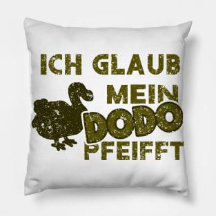 Dodos Vintage Wortspiel Motiv Geschenk Fans Pillow