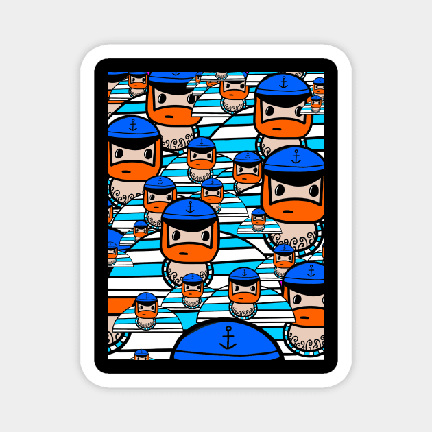 Sailors everywhere Magnet by TRP613