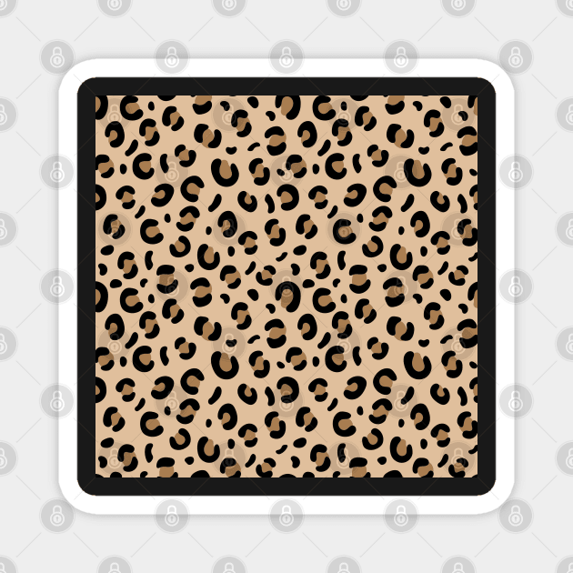 Cheetah Print Design Magnet by dollartrillz