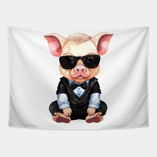 Baby Pig Tapestry