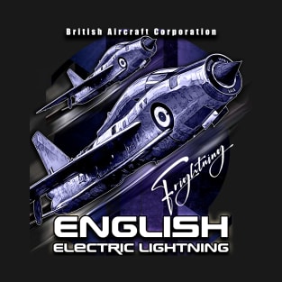 English Electric Lightning RAF Supersonic Fighter T-Shirt