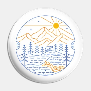 Wild Life Circle Pin