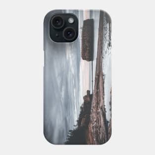 Early Morning at Pokeshaw Rock in New-Brunswick, Canada V2 Phone Case