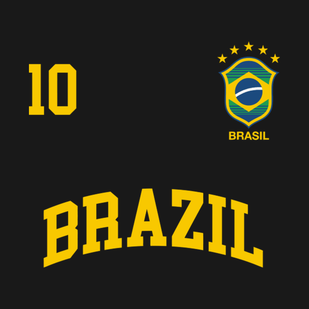 Brazil Soccer 10 Brazilian Football Team by SperkerFulis