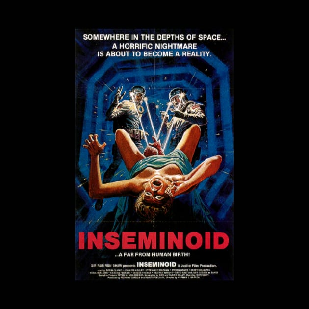 Classic Sci-Fi Horror Movie Poster - Inseminoid by Starbase79