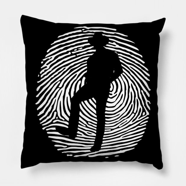 DNA Fingerprint Line Dancing I Country I Line Dance Pillow by Shirtjaeger