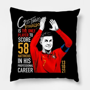 58 Hat-tricks Cristiano Ronaldo Pillow